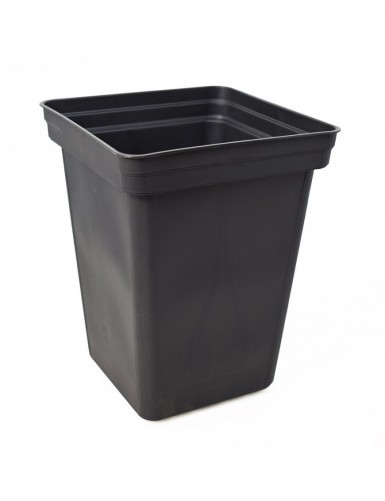 Pot Carré Noir 20 x 20 x...