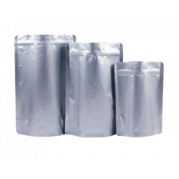 Sachet Zip Aluminium scellable 21x31+5cm ( Pack 50u ) Poppins Lab