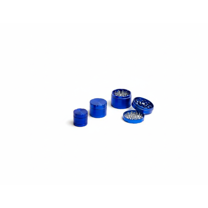 Grinder de luxe 4 parties 50mm Bleu